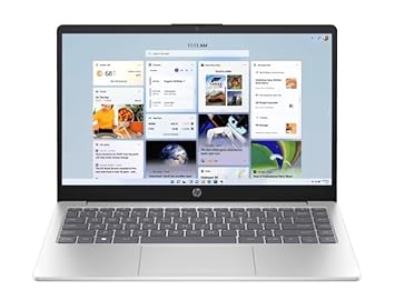 HP 14, 13th Gen Intel Core i5-1334U Laptop (16GB DDR4,512GB SSD) Anti-Glare, Micro-Edge, 14/35.6cm, FHD, Win11, M365 Basic(1yr),Office Home24, Silver,1.4kg, FHD Camera w/Privacy Shutter,ep0340TU