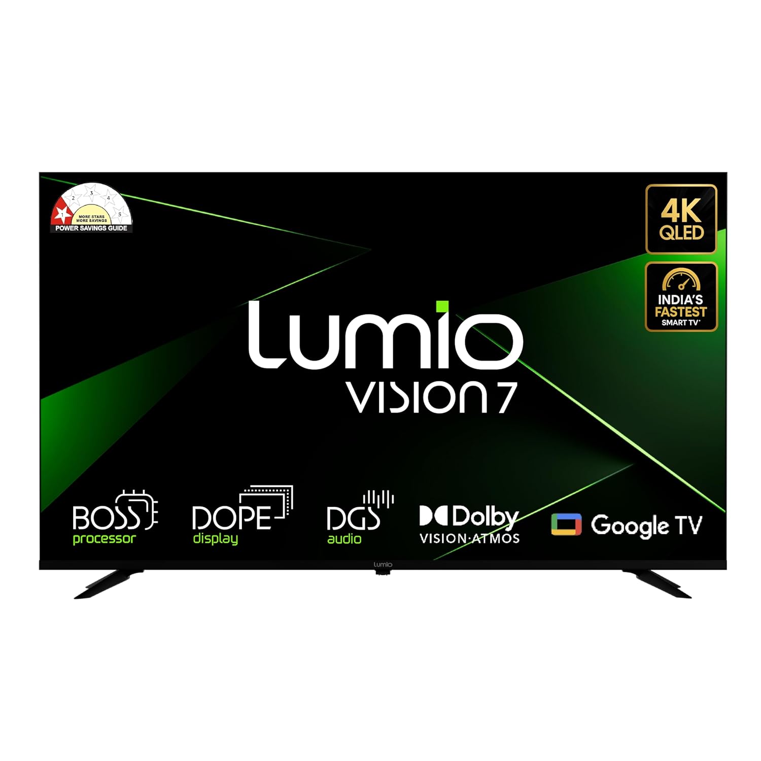 Lumio Vision 7 127 cm (50 inches) 4K Ultra-HD Smart QLED Google TV FTW2-ADSG