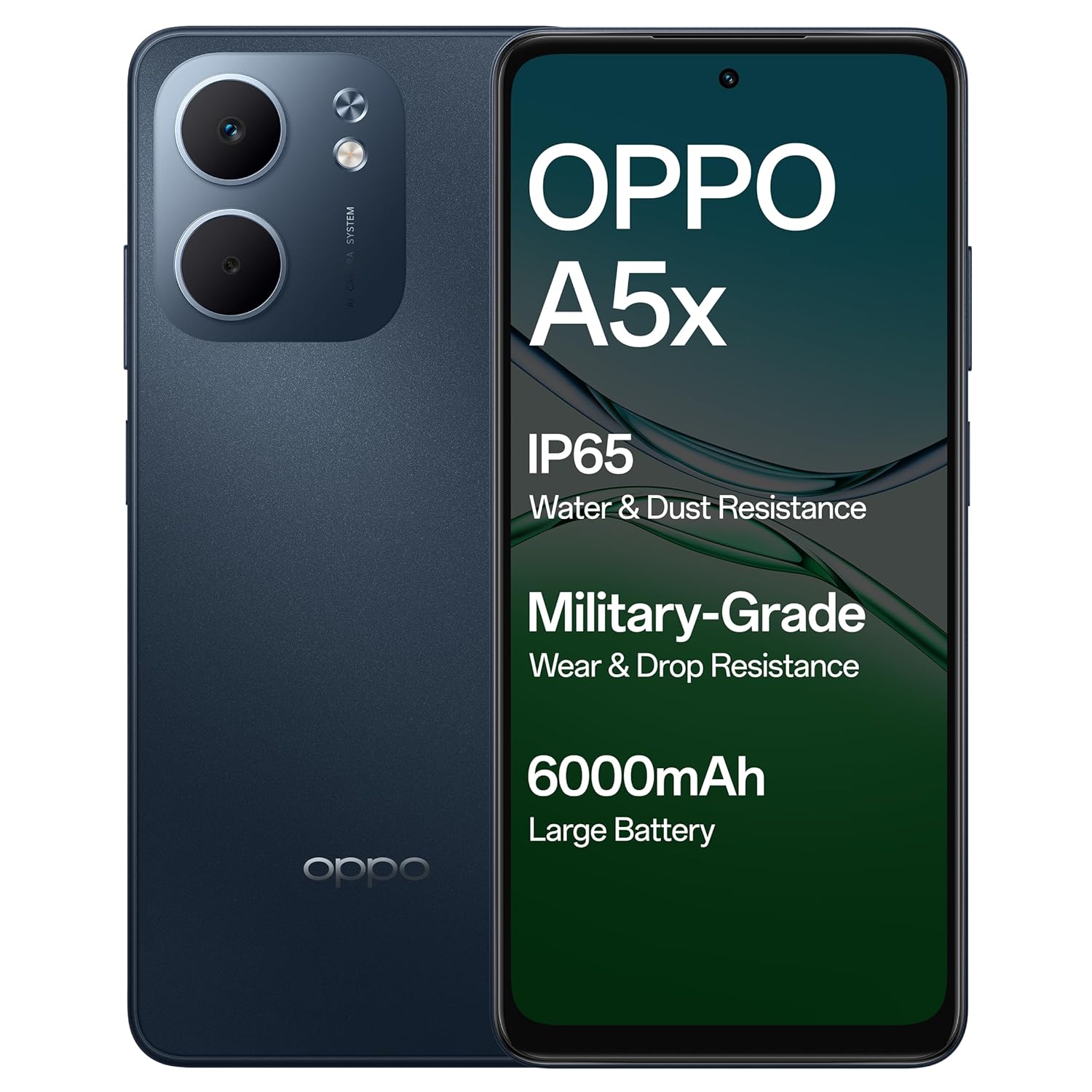OPPO A5X 5G (Midnight Blue, 4GB RAM, 128GB Storage)