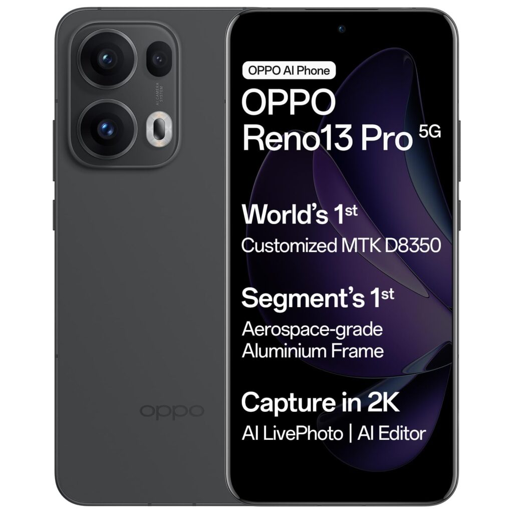 OPPO Reno13Pro 5G (Graphite Grey, 12GB RAM, 512GB Storage)