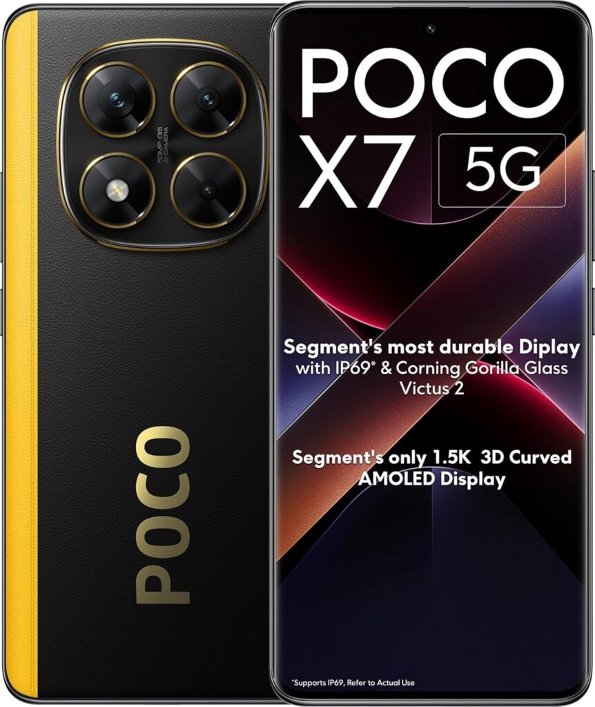POCO X7 5G (Yellow, 256 GB) (8 GB RAM)