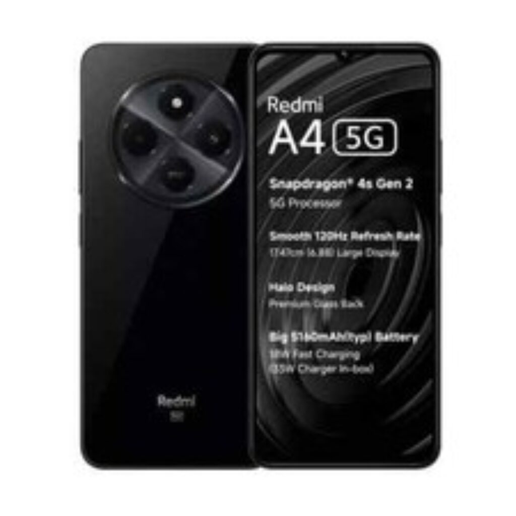 Redmi A4 5G (Starry Black, 4GB RAM, 128GB Storage) | Global Debut SD 4s Gen 2