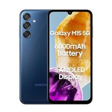 Samsung Galaxy M15 5G (Blue Topaz,8GB RAM,128GB Storage)| 50MP Triple Ca