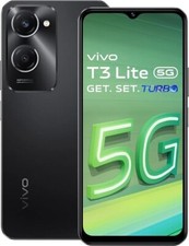 vivo T3 Lite 5G Factory Unlocked Dual SIM 4GB RAM 128GB STORAGE Android 14-Black