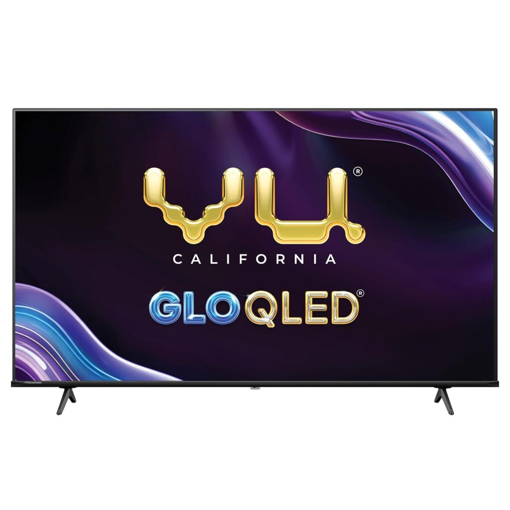 Vu 126cm (50 inches) GloQLED Series 4K QLED Smart Google TV 50QLED25