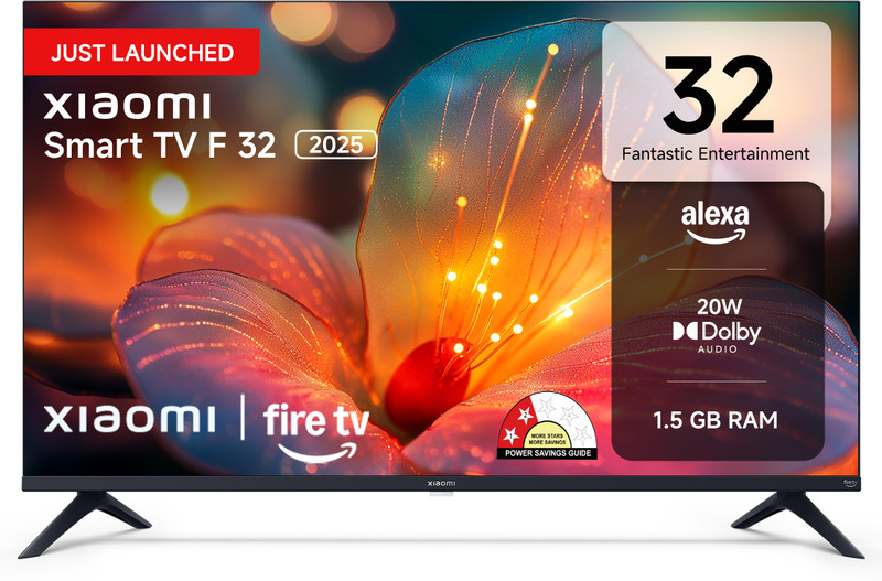 XIAOMI by Mi Fire Tv 80 cm (32 inch) HD Ready LED Smart Fire TV 2025 Edition(L32MB-FIN)