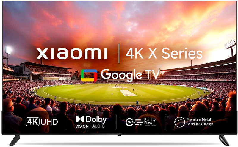 XIAOMI by Mi X Series 108 cm (43 inch) Ultra HD (4K) LED Smart Google TV with HDR 10 | Audio | DTS X | DTS Virtual: X | Vivid Picture Engine(L43MA-AUIN)