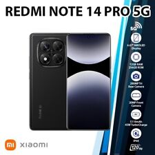 Xiaomi Redmi Note 14 Pro 5G Android Cell Phone (Black/12GB+256GB/Dual SIM)