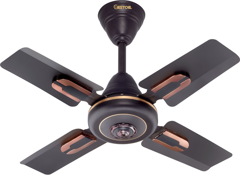 GESTOR ALTROZ Ultra High Speed 24 Inch Decorative 600 mm 4 Blade Ceiling Fan(Anti Dust | Smoked Brown | Pack of 1)