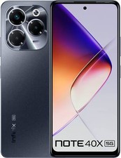Infinix Note 40X 5G (Black 256GB 8GB RAM) 6.78" Dimensity 6300 Global Version