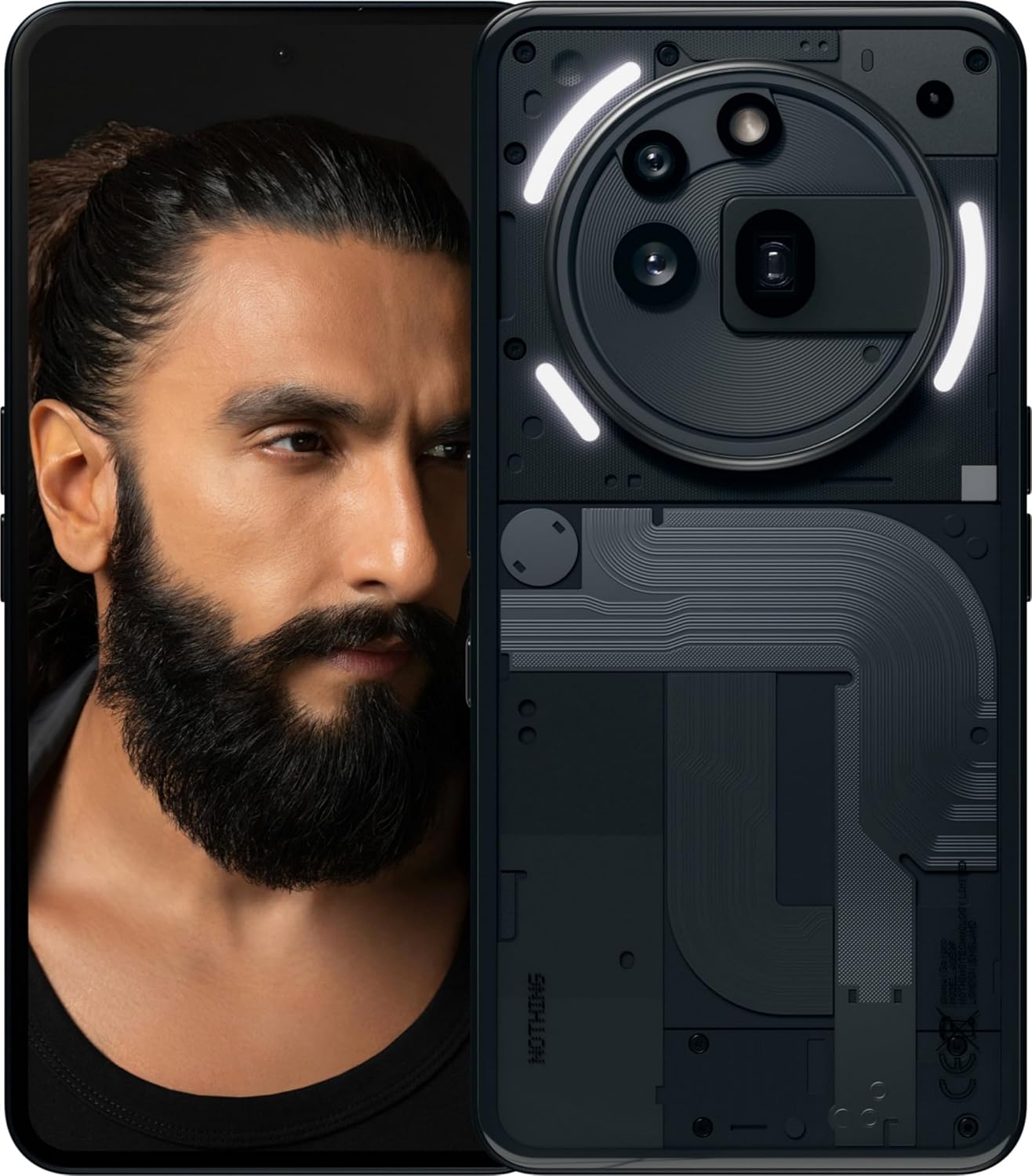 Nothing Phone (3a) Pro 5G (Black, 8GB RAM + 128GB Storage)