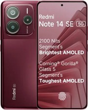 Redmi Note 14 SE 5G 128GB Crimson Art | 6GB RAM | Dual SIM | Factory Unlocked