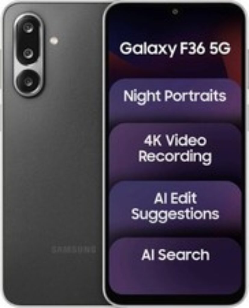 SAMSUNG Galaxy F36 5G (Black 128GB 6GB RAM ) Samsung Exynos 1380 Global Version.