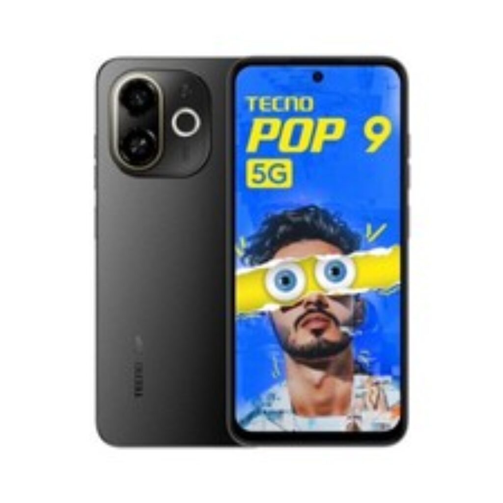 TECNO POP 9 5G Factory Unlocked Dual SIM Segment's 1st 5G with NFC-4GB RAM-BLACK