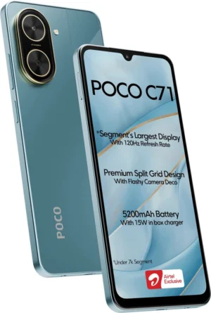 POCO C71 With Locked Airtel Prepaid